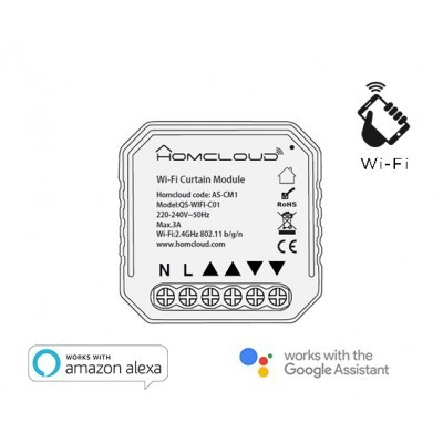 Modulo Tapparelle Intelligente Wifi Da Incasso (As-Cm1)