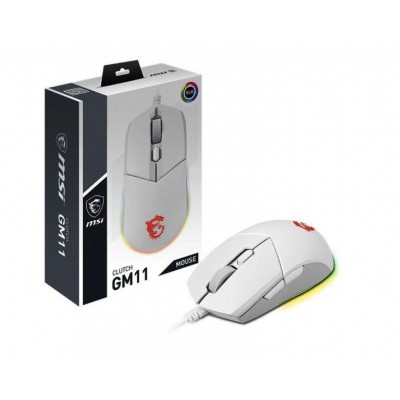 Mouse Gaming Clutch Gm11 White Gaming Usb (S12-0401950-Cla)