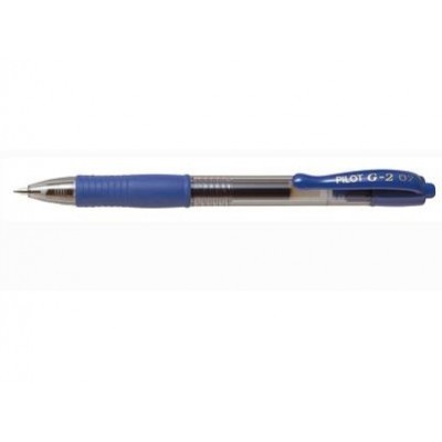 Penna Scatto Roller Gel G2 Bl-G2-7 Blu (12 Pezzi)