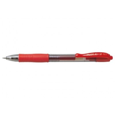 Penna Scatto Roller Gel G2 Bl-G2-7 Rossa (12 Pezzi)