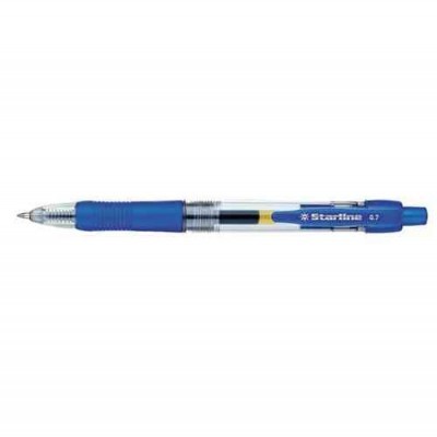 Penna Scatto Stl1209 Ink 0.7Mm Ink Gel Blu (12 Pezzi)