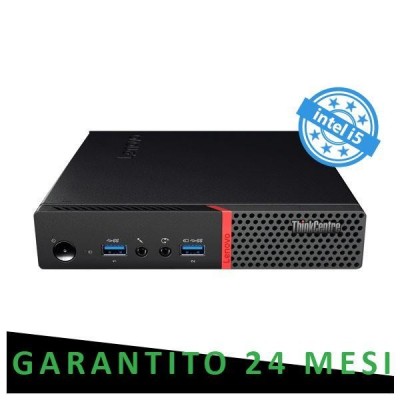 Pc Lenovo M710Q Tiny Intel Core I5-7X00 16Gb 240Gb Ssd Windows 10 Pro - Ricondizionato Come Nuovo - Gar. 24 Mesi (Rn85532201)- 