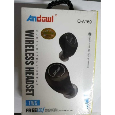 Auricolari Bth Q-A169 Tws Bluetooth Nero