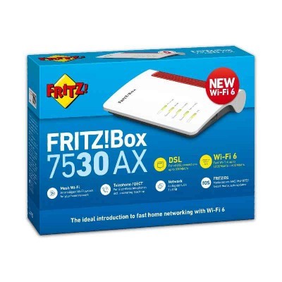 Router Adsl2/Vdsl2 Fritz Box 7530 Ax International Wireless 6 1800 Mbps (20002944)