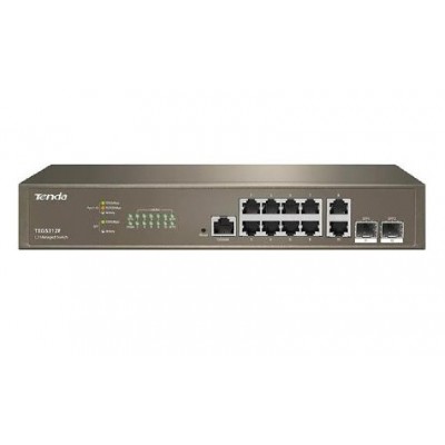 Switch Rete 10 Porte Teg5312F Gestito L3 Gigabit Ethernet (10/100/1000) E 2 Porte Sfp Base-X 1000 Mbps