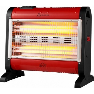 Stufa Elettrica Al Quarzo Sa9424 1600W - Nero/Rosso