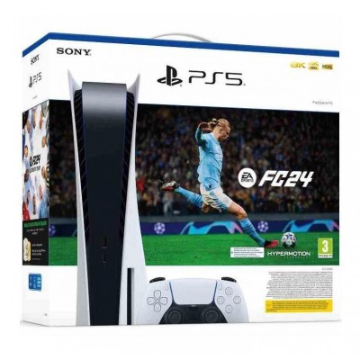 Console Playstation 5 Ps5 825Gb Standard Edition Bundle Ea Sport Fc 24 + Fut Vch (Ps5Coson0058)