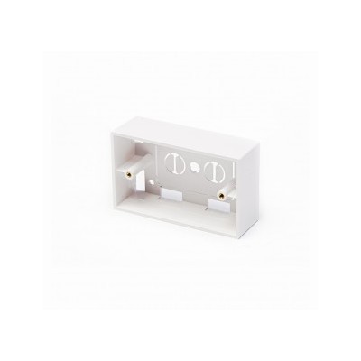 Box In Plastica 503 Per Placche A Muro - Bianco (Nw-Box503-Wh)