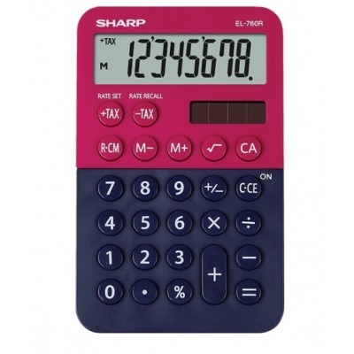 Calcolatrice Sh-El760Rbrb Rosso
