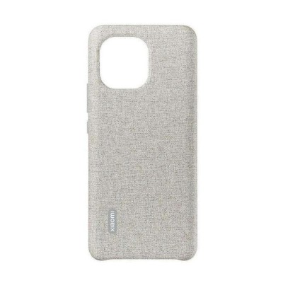 Custodia Per Smartphone Xiaomi Mi 11 Cloth Gray Vegan Leather Case Grigio (Bhr4982Gl)